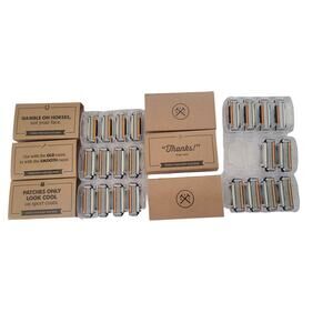 NIB Dollar Shave Club Heritage Razor refills, no handle.  Total of 22 blades.
